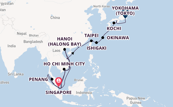 Luxury Singapore to Tokyo with Malaysia, Ha Long Bay & Japan Explorer