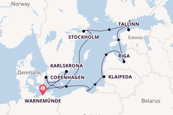 Europe From Warnemünde with the MSC Poesia