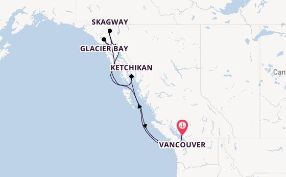 Koningsdam - Natuur & Avontuur in Alaska