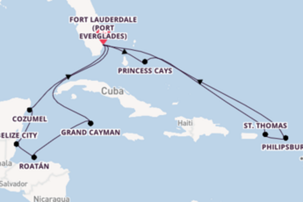 Travelling from Fort Lauderdale with the Caribbean Princess