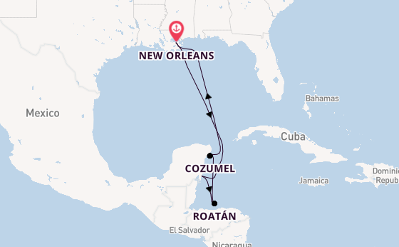 Westelijke Caraïben vanaf New Orleans, Verenigde Staten met de Mariner of the Seas®
