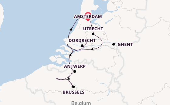 Benelux from Amsterdam, Netherlands with the AmaStella