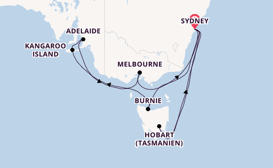 Australien ab Sydney auf der Norwegian Spirit