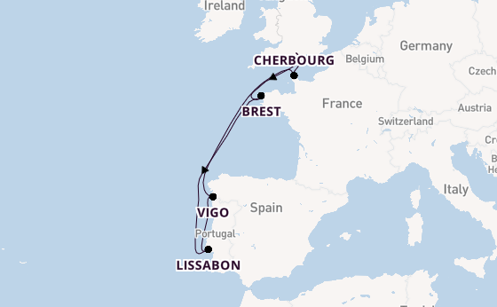 Engeland vanaf Southampton (Londen), Engeland met de MSC Meraviglia