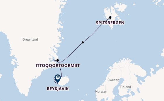 Arctica vanaf Longyearbyen, Noorwegen met de Silver Endeavour