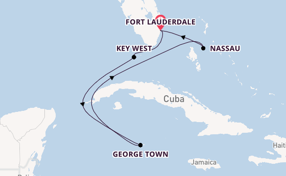 Caribbean vanaf Fort Lauderdale, Verenigde Staten met de Celebrity Silhouette